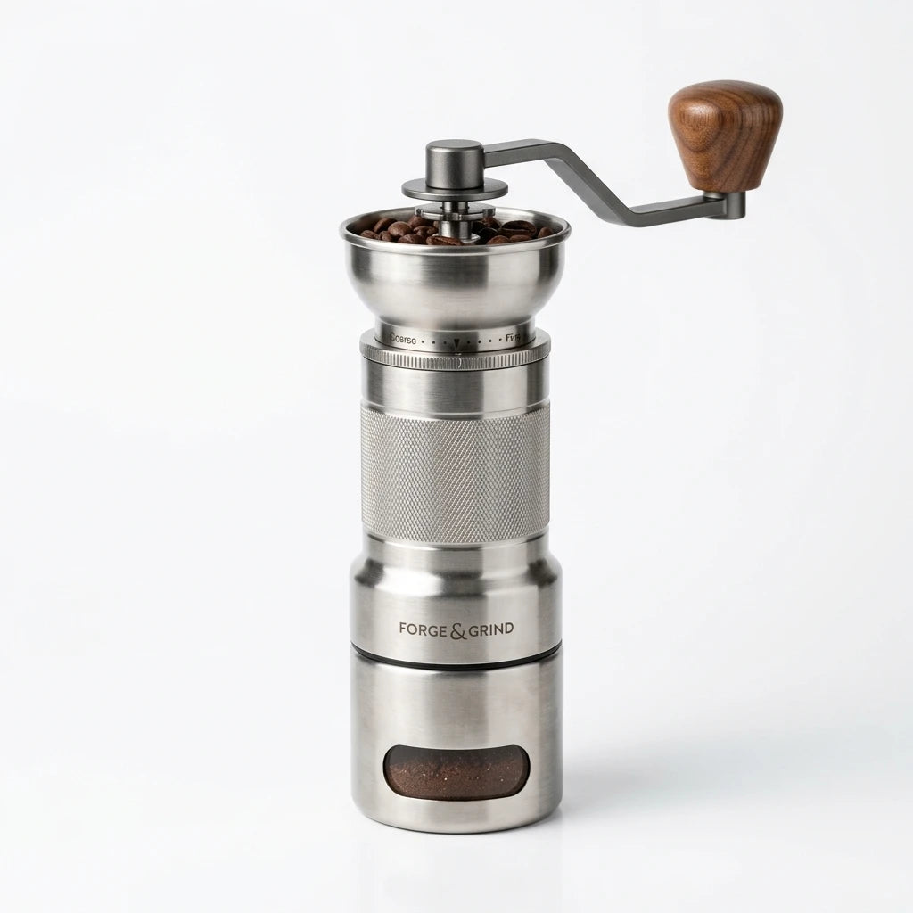 Stainless Steel Manual Burr Coffee Grinder