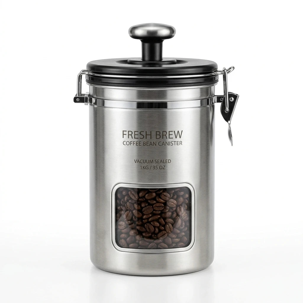 Vacuum Sealed Coffee Bean Storage Canister