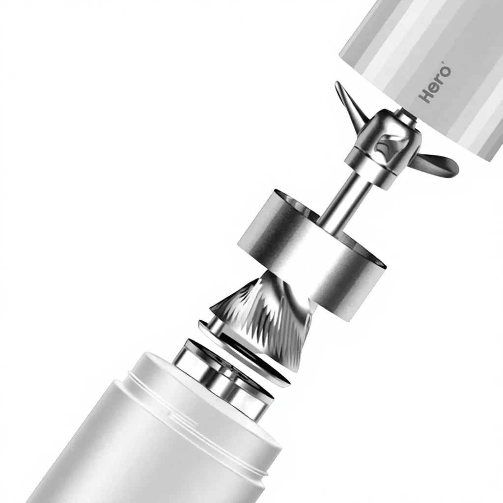 Portable Manual Coffee Grinder - Stainless Steel Burr